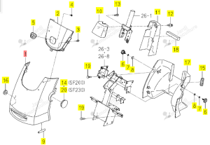 Protection AV. Iseki 1689-611-201-00