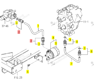 ADAPTEUR ISEKI 1689-273-210-00