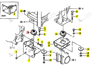 Silentbloc Iseki 1696-625-051-00