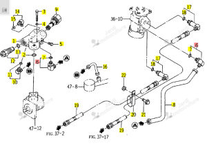Adaptateur ISEKI 1672-408-210-00