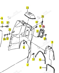 Boîtier Fusibles Iseki 1672-603-200-00