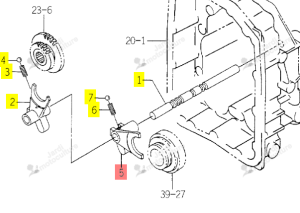 Fourche Iseki 1683-210-053-00