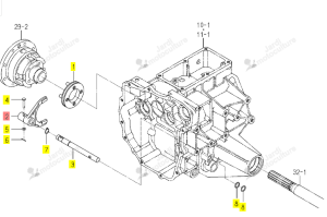 Fourchette Iseki 1725-305-001-10