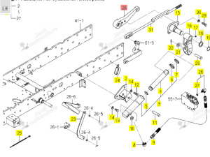 Bras de Relevage Iseki 1725-501-006-00