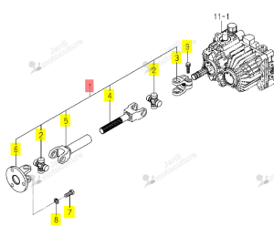 Cardan Iseki 1728-120-220-00