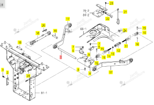 Entretoise 22X353 Iseki 1725-514-001-00
