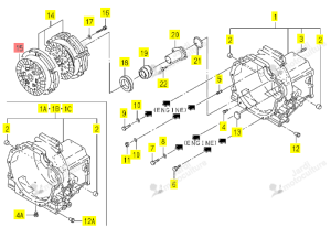 Disque d'embrayage Iseki 1709-121-320-00