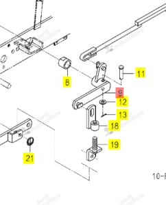 Bras Droit Iseki 1725-553-730-00