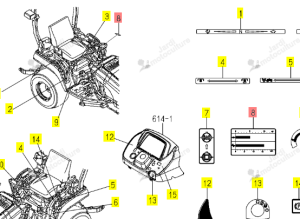 Autocollant Vitesse Iseki 1725-902-076-00