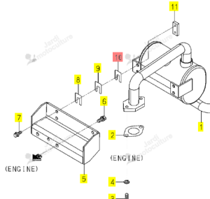 CALE 0,6/A ISEKI 1725-103-001-00