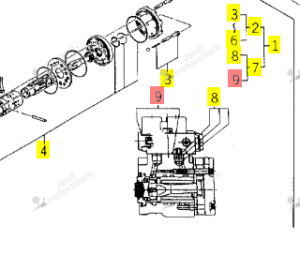 Ensemble Joints Iseki 1636-407-520-00