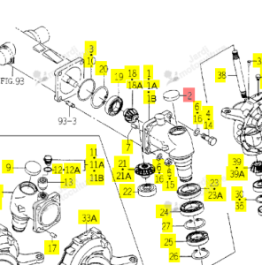 Bouchon Diam. 65 Iseki 1650-434-003-00