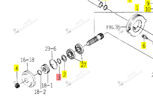 Circlips ISEKI 1617-301-002-00