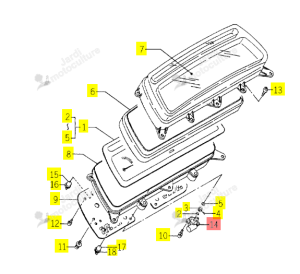 Renvoi d'angle Iseki 1675-670-230-00