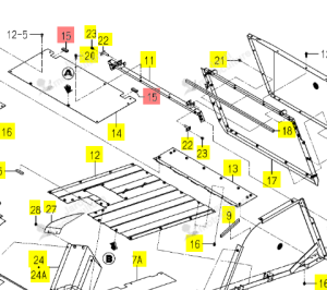 Protection Caoutchouc Iseki 1673-780-011-00