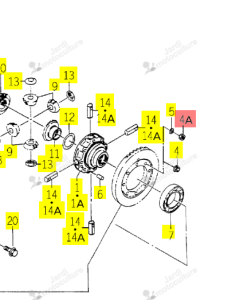ECROU ISEKI 1635-303-005-00