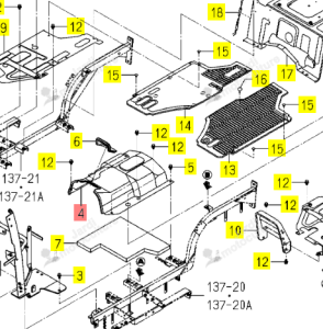 TABLEAU ISEKI 1620-630-053-00