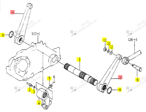 Bras de Relevage Iseki 1650-501-002-10