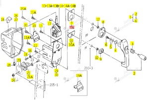 Joint de porte Iseki 1729-733-001-10
