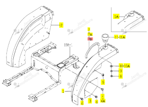 Main Courante Iseki 1729-606-002-20