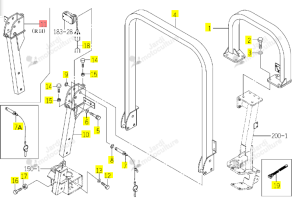 Support Arceau Iseki 1742-702-830-00