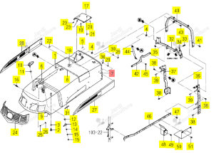 Joint Capot Moteur Iseki 1742-601-051-00