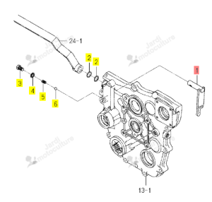 BRAS 4WD ISEKI 1725-258-210-10
