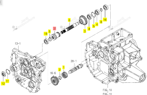 Douille d'Ajustage 4WD Iseki 1725-218-004-10