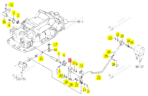 BRAS ISEKI 1742-504-210-00