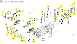 Support de Prises Outil Iseki 1742-512-001-20