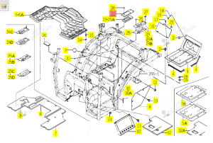 Platine de Commandes Iseki 1742-631-052-00