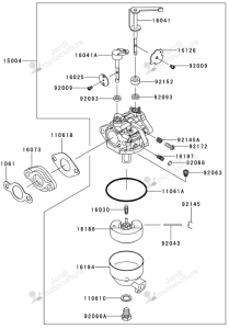 Cuve Carburateur ISEKI 16184-0552