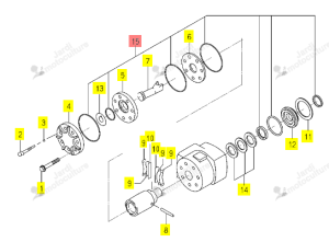 Ensemble Kit Joints Iseki 1646-407-720-00