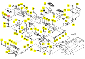 Rotule MO8 Iseki 1646-640-003-00