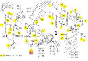 Support de Câble Auto Cruise Iseki 1743-642-051-10