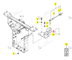 Attache Remorque Iseki 1739-521-200-00