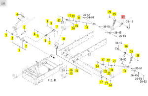 Ressort Droit HT042 Iseki 1739-312-072-00
