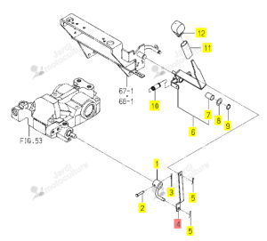 PLATINE Z/16X180 ISEKI 1725-505-072-00
