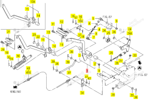 PEDAL HST ISEKI 1740-272-500-10