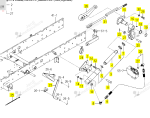 KIT VERIN RELEVAGE TXG 237 ISEKI 1739-554-520-00