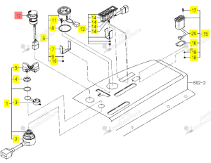 INTER PTO ISEKI 1742-652-300-20