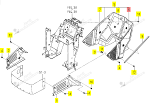 Grille G. Iseki 1728-604-201-10