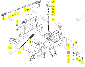 Ecrou Iseki 1728-553-008-00