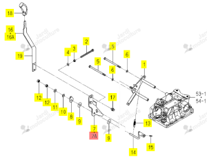 Commande de Relevage Iseki 1738-505-310-00