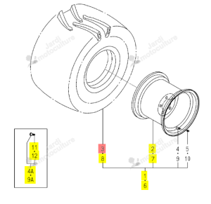 PNEU AR. AGRAIRES ISEKI 1739-317-211-00