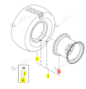 JANTE AR TXG237 ISEKI 1739-317-270-00