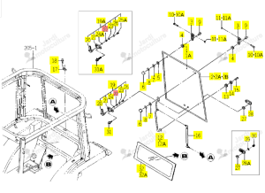 Ressort de Barillet de Porte Iseki 1719-742-233-00