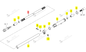 ARBRE 4WD ISEKI 1733-431-001-30