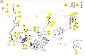 Distributeur ISEKI 1744-512-320-20