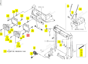 Support Phare ISEKI 1746-650-210-00